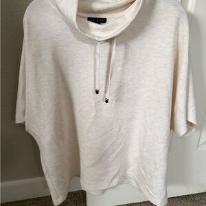Tribal Cream Hooded Top